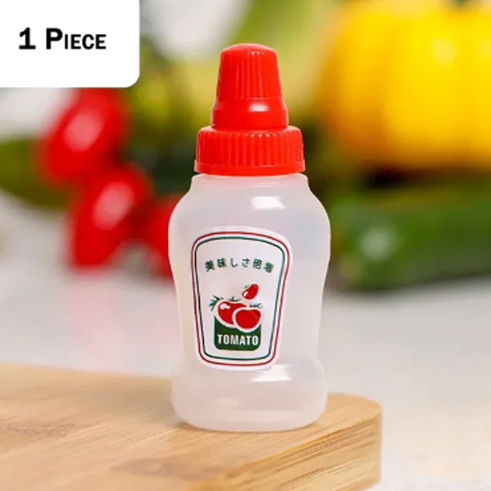 Mini Garrafa de Ketchup e Molho, Dispensador de Condimentos Japonês - Mundo Japao