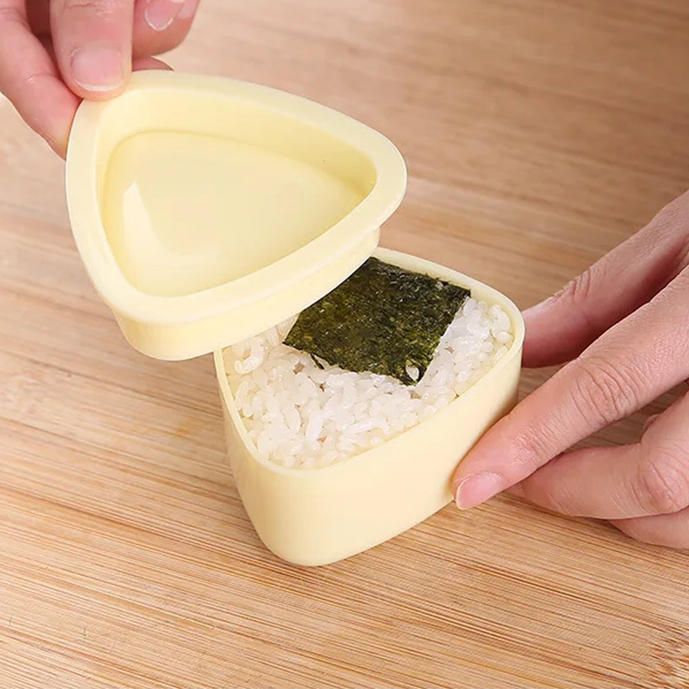 Triangular Sushi Maker Mold para DIY Onigiri - 2PCs, Novo - Mundo Japao