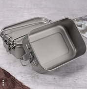 Camping Titanium Bento Box, Recipiente 800ml