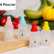 Mini Garrafa de Ketchup e Molho, Dispensador de Condimentos Japonês - Mundo Japao