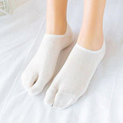 Chaussettes Japonaises Tabi Invisibles - Blanc