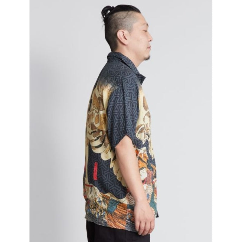 Estampa de camisa japonesa