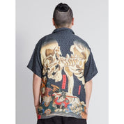 Estampa de camisa japonesa