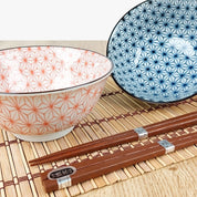 Caixa de 2 Tigelas Asanoha Japonesas - Mundo Japao