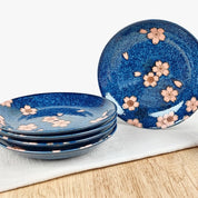 Caixa de 5 Pratos Sakura Japoneses - Mundo Japao