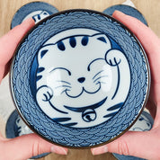 Caixa de 5 Tigelas Maneki Neko - Mundo Japao