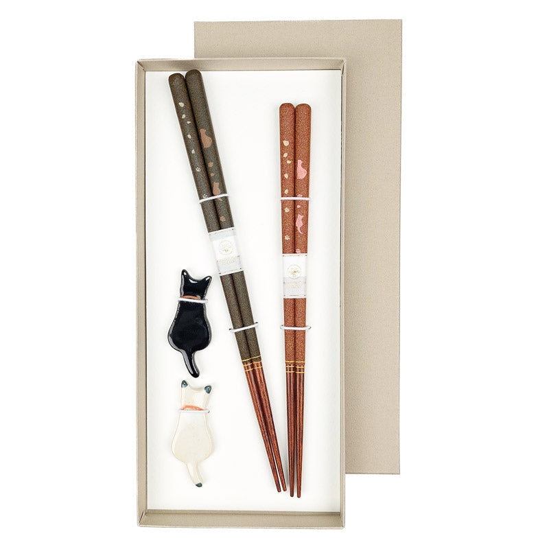 Coffret Baguettes Japonaises Chat