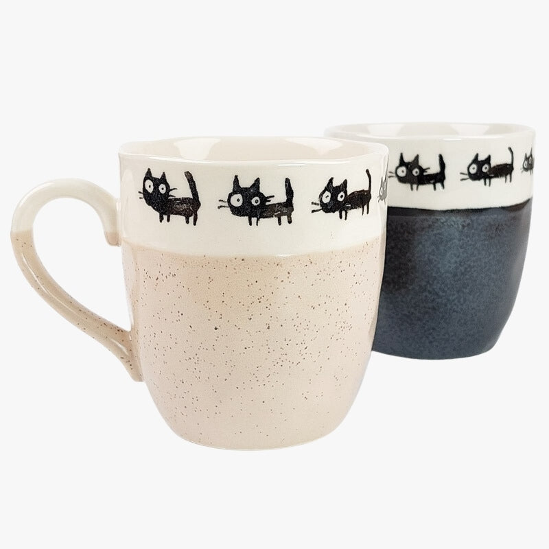 Caixa de canecas de gato japonês