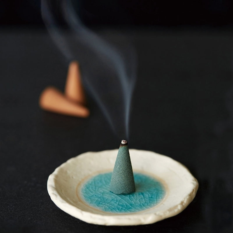 Cone de Incenso de Chá Verde