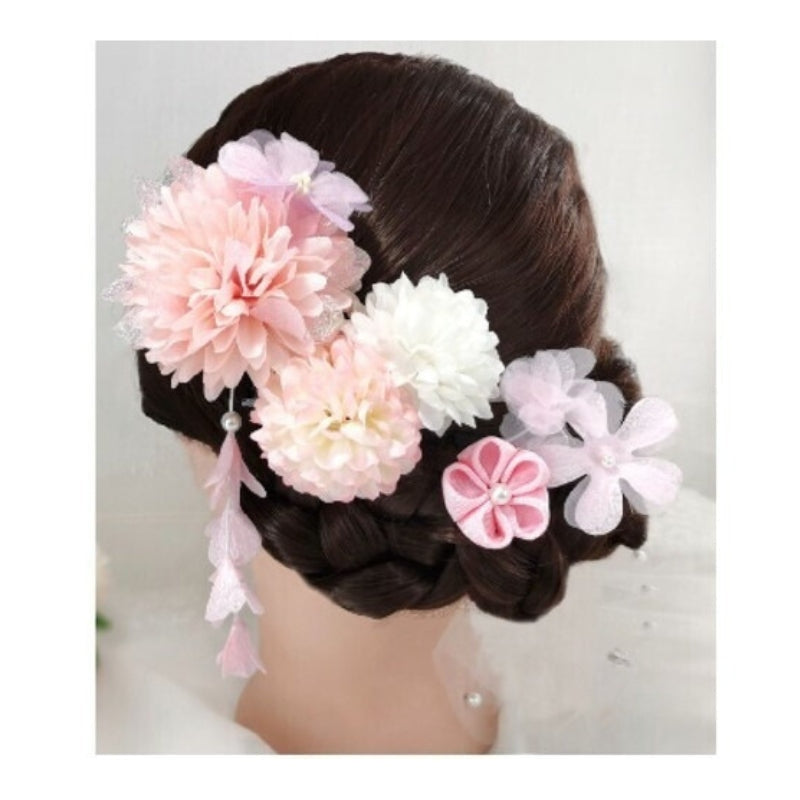 Flores de cabelo japonesas