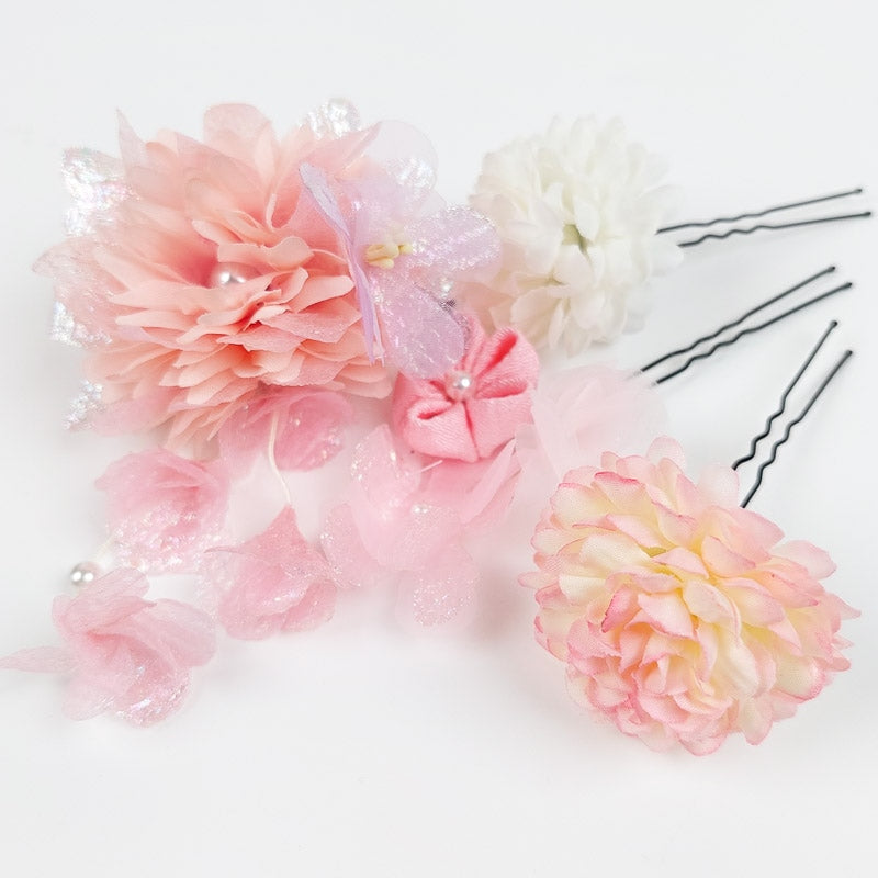Flores de cabelo japonesas