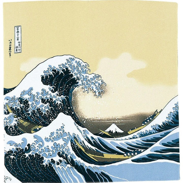 Grand Furoshiki Vague Kanagawa