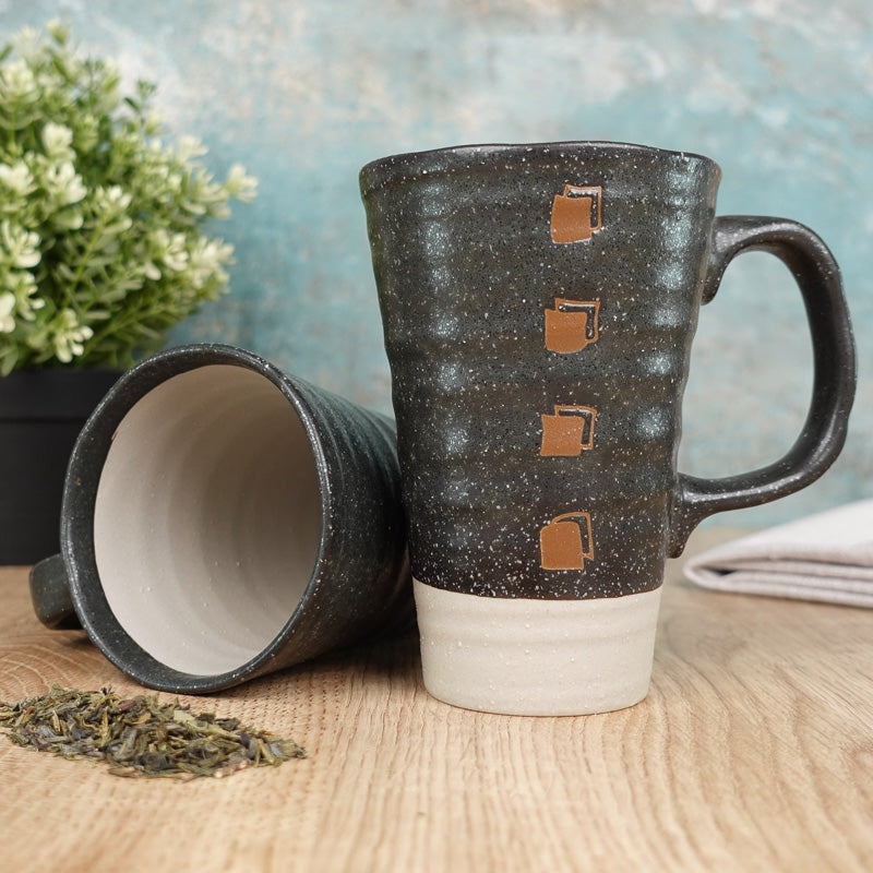 Caneca Japonesa Preta Grande