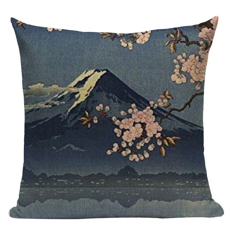 Capa de almofada com padrão japonês - Nodokasa