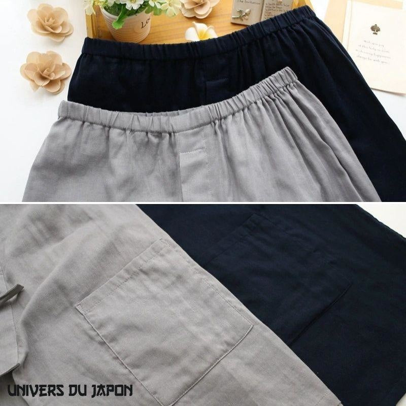 Calças masculinas Jinbei