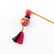 Guindaste Vermelho Kanzashi Japonês