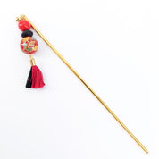 Guindaste Vermelho Kanzashi Japonês