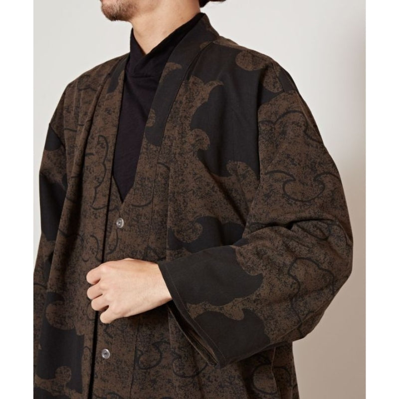 Cardigan quimono masculino