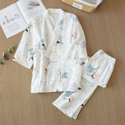 Kimono Femme Pyjama - Blanc / M