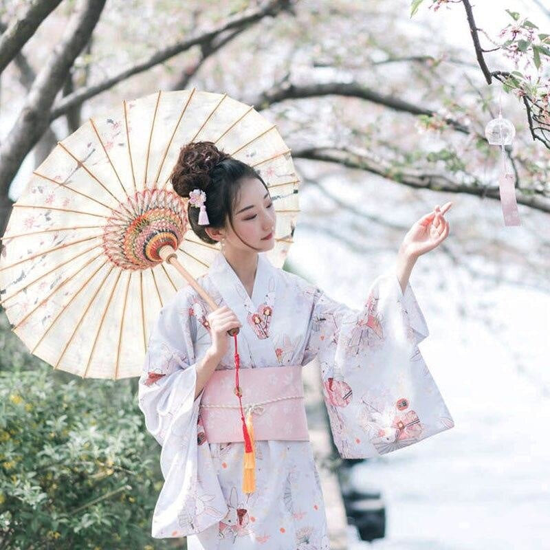 Quimono japonês para mulheres - Kawaii