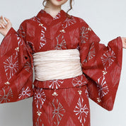 Quimono Japonês para Mulher Vermelho