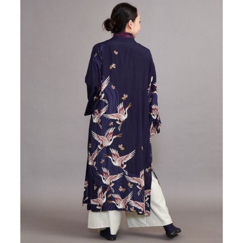 Quimono longo feminino Crane