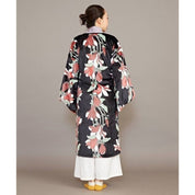 Kimono de lã feminino preto