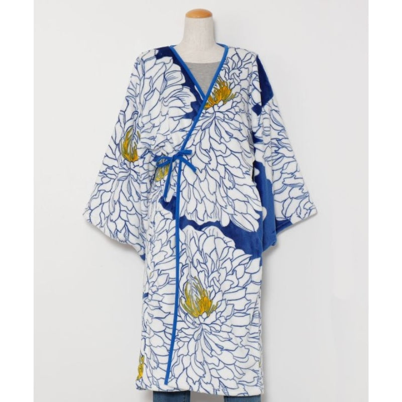 Kimono de lã feminino peônia