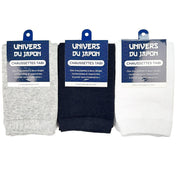 Lote 3 pares de meias japonesas Tabi