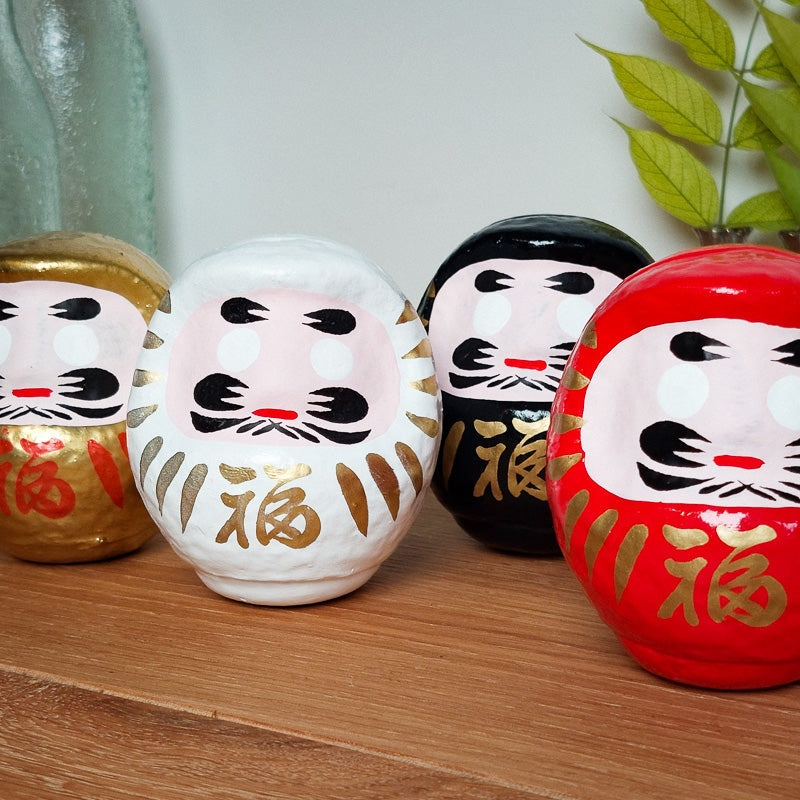 Lote 4 Daruma Japonês - 9 cm