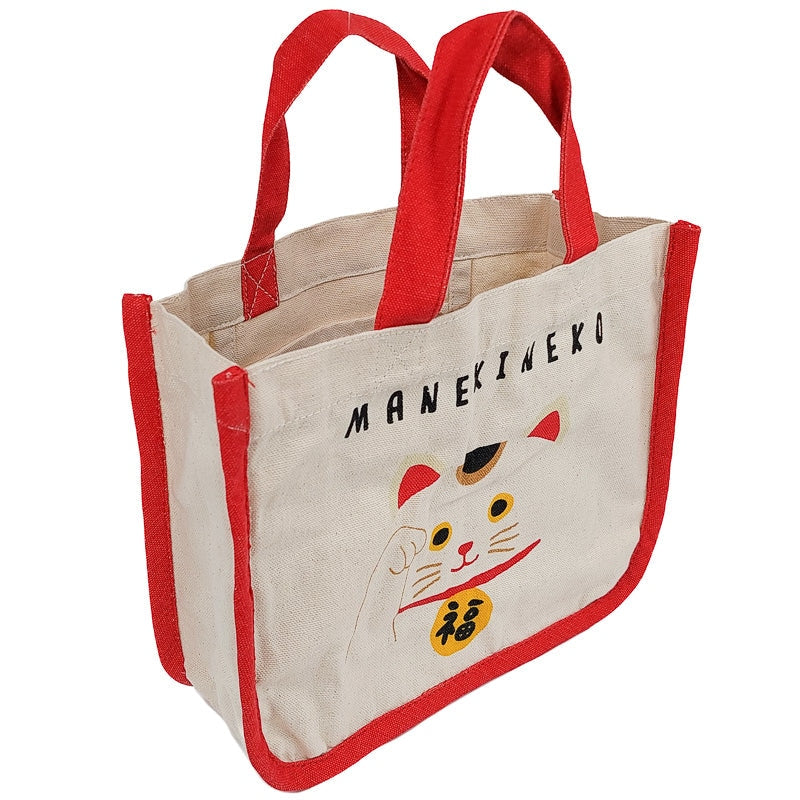 Lancheira Maneki Neko Branca