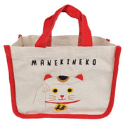 Lancheira Maneki Neko Branca