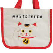Lancheira Maneki Neko Branca