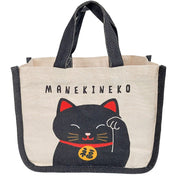 Lancheira Maneki Neko Preta