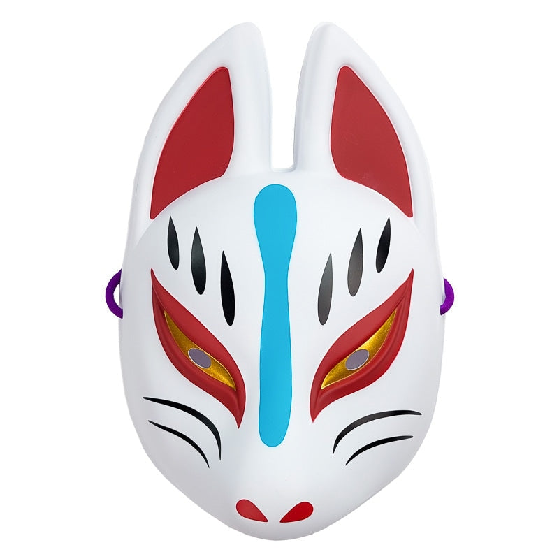 Máscara Kitsune Japonesa Branca