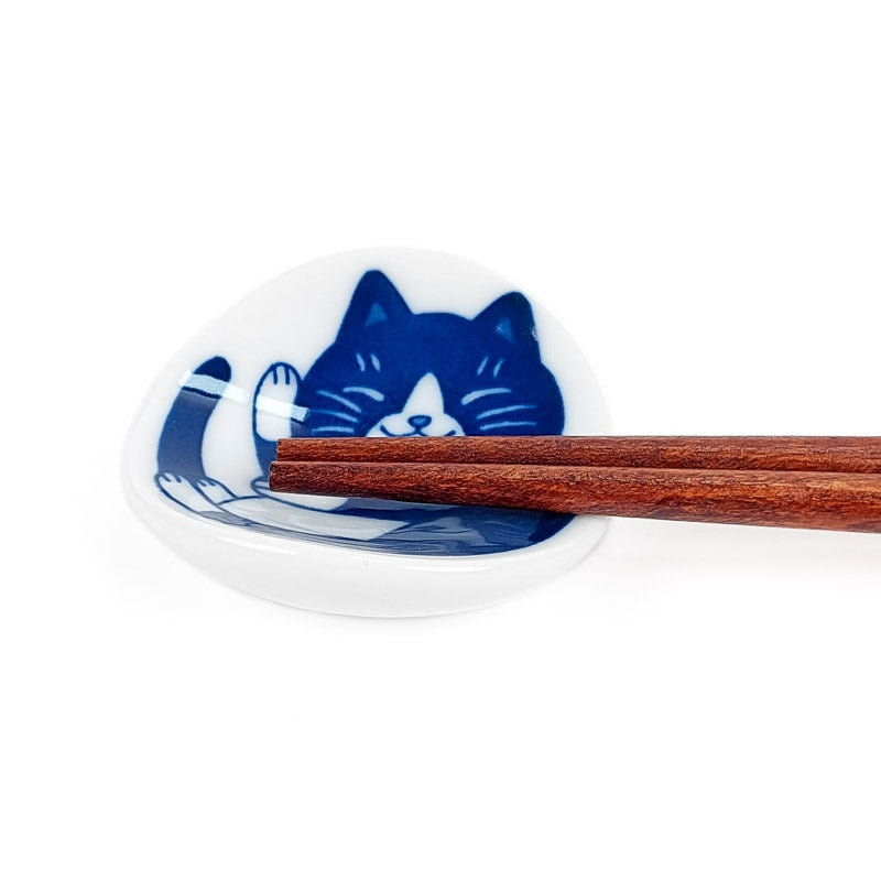 Suporte para pauzinho japonês gato - Mundo Japao