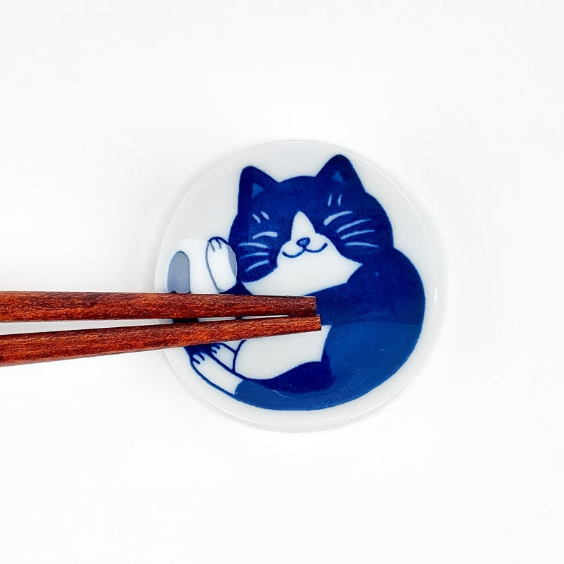 Suporte para pauzinho japonês gato - Mundo Japao