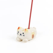 Porta-incenso de cerâmica para gatos