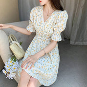Vestido de verão feminino japonês