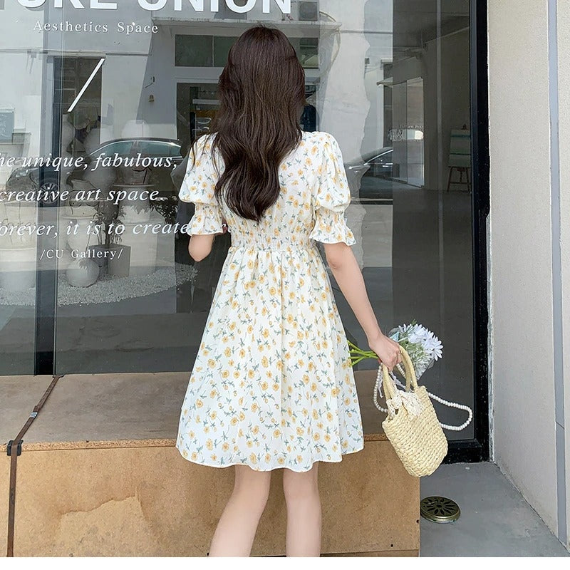 Vestido de verão feminino japonês