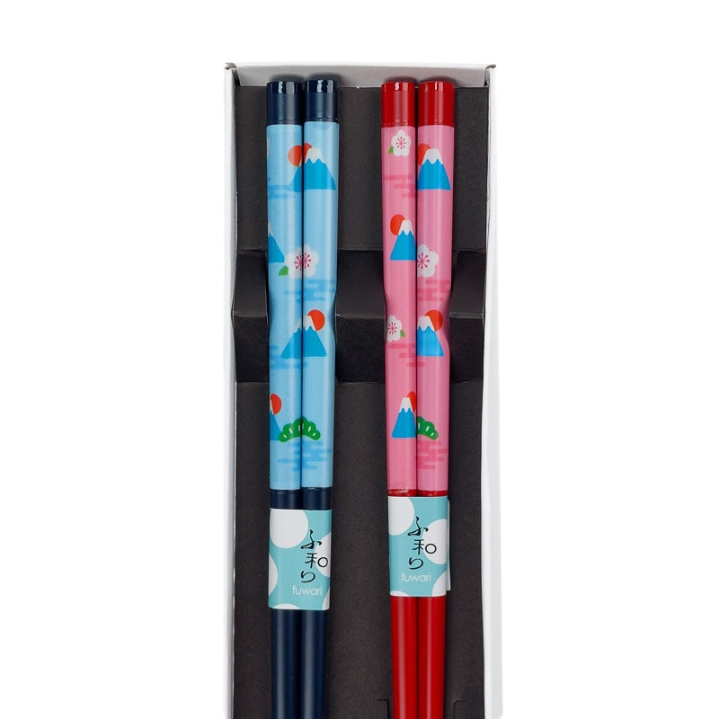 Conjunto de pauzinhos japoneses Monte Fuji - Mundo Japao