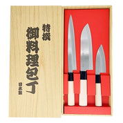 Conjunto de facas de cozinha japonesas