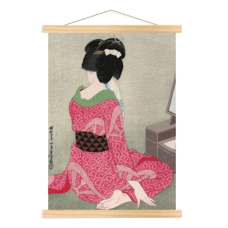 Mulher Pintura Japonesa