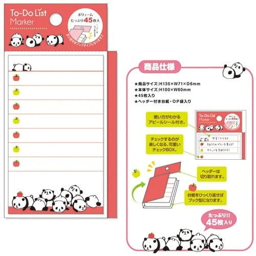 Lista de tarefas Kawaii Panda