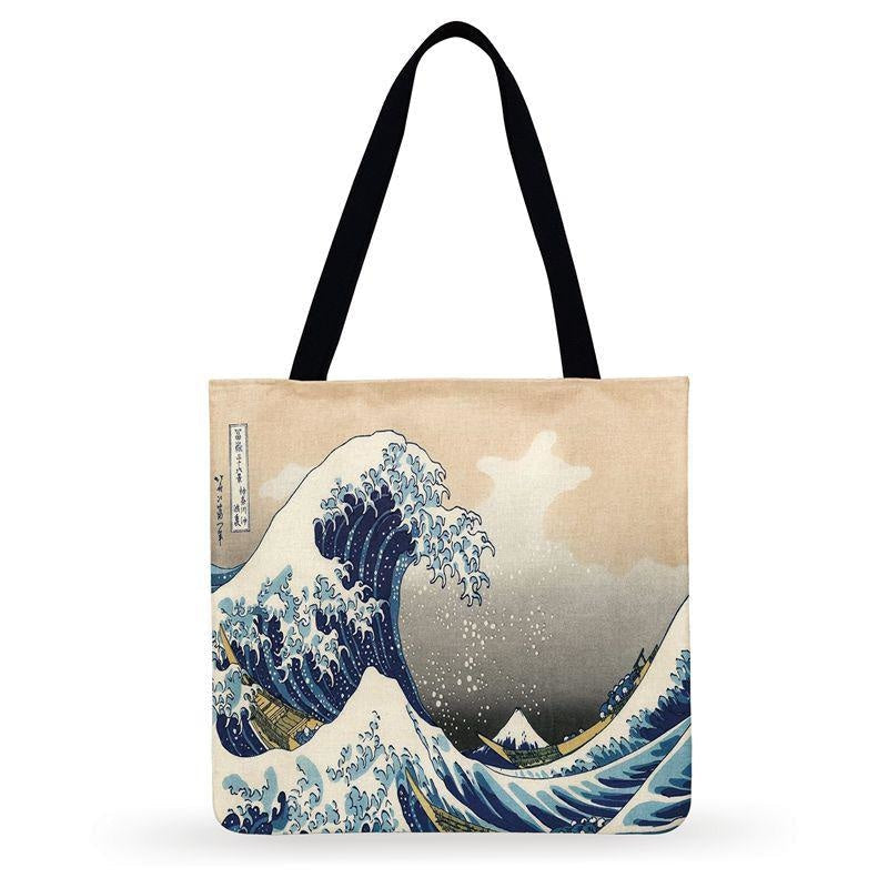 Tote Bag La Grande Vague de Kanagawa - 35x40cm