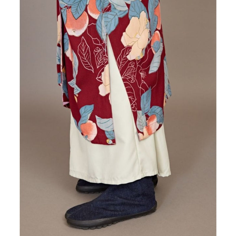 Jaqueta quimono floral feminina