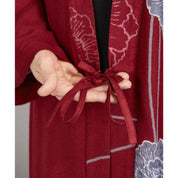 Casaco Quimono Longo Feminino Vermelho