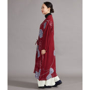 Casaco Quimono Longo Feminino Vermelho