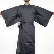 Yukata Masculino Japonês Preto