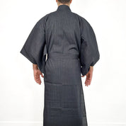 Yukata Masculino Japonês Preto